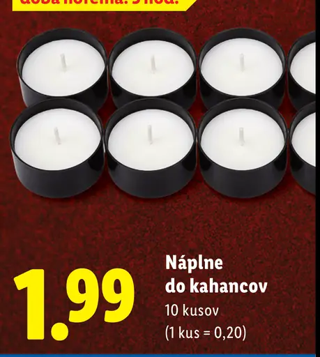 Náplne do kahancov