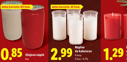 Náplne do kahancov, 4 kusy