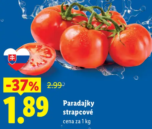 Paradajky strapcové