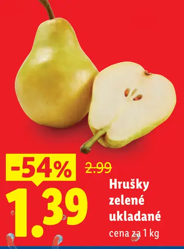 Hrušky zelené