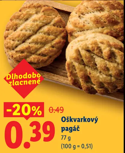 Pagáč oškvarkový