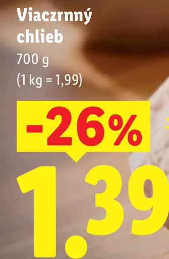Viaczrnný chlieb