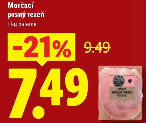 Morčací prsný rezeň
