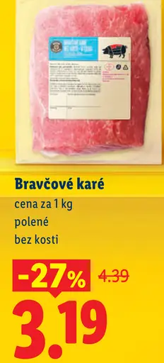 Bravčové karé plnené bez kosti