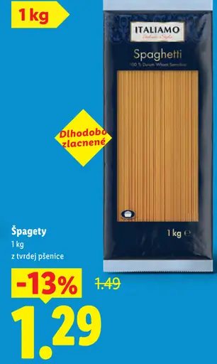 Italiamo špagety z tvrdej pšenice