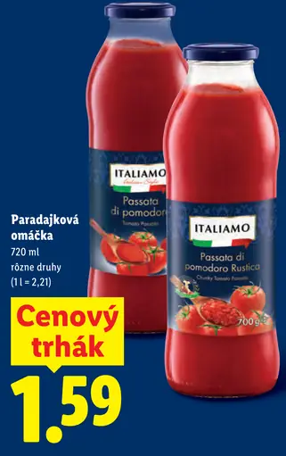 Italiamo Paradajková omáčka