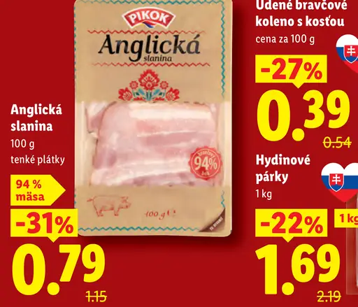 Pikok Anglická slanina