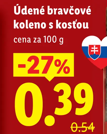 Údené bravčové koleno s kosťou