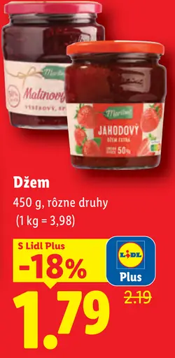 Džem různe druhy