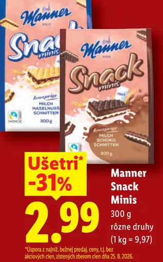 Manner Snack Minis