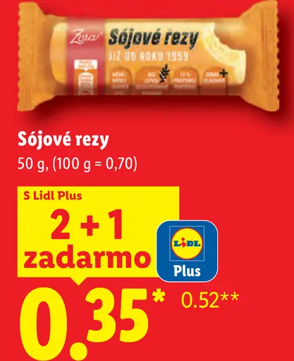 Zora sójové rezy