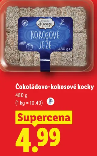 Firenze Čokoládovo-kokosové kocky