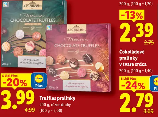 Truffles pralinky
