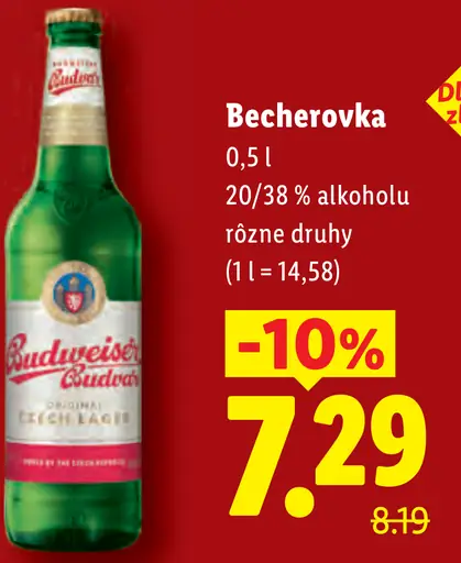 Becherovka – rôzne druhy