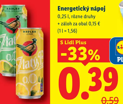 Zlatý Bažant Radler – rôzne druhy