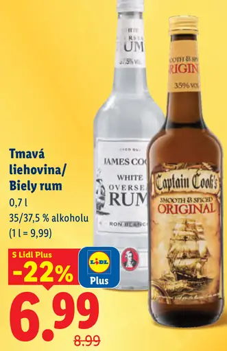 James Cook White Overproof Rum