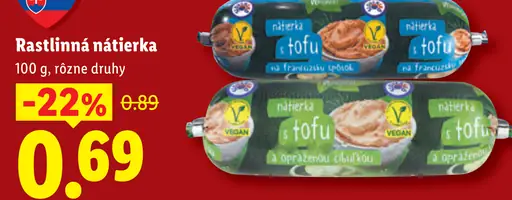 Rastlinná nátierka s tofu