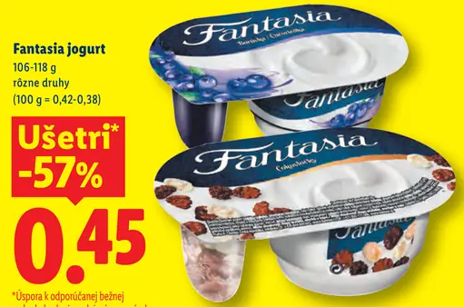 Zott Fantasia Jogurt rôzne druhy