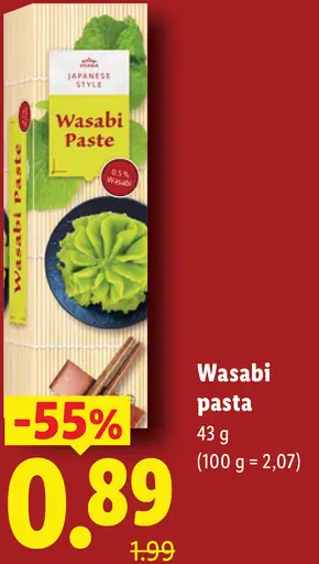 Wasabi pasta