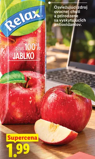 Relax 100 % jablkový džús