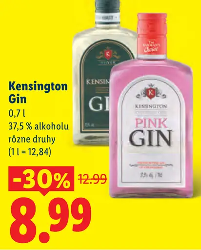 Kensington Gin rôzne druhy