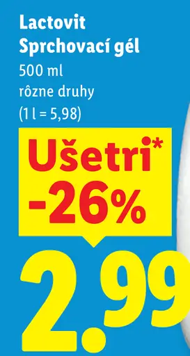 Lactovit Sprchovací gél