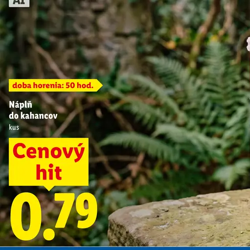 Náplň do kahancov, doba horenia 50 hod.