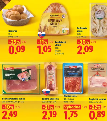 Tasting Zemiakový chlieb krájaný