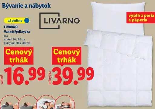 Livarno prikrývka