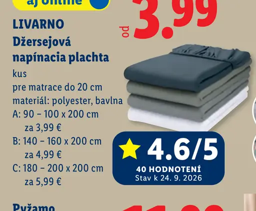 LIVARNO napínacia plachta, veľkosť B 140–160 × 200 cm