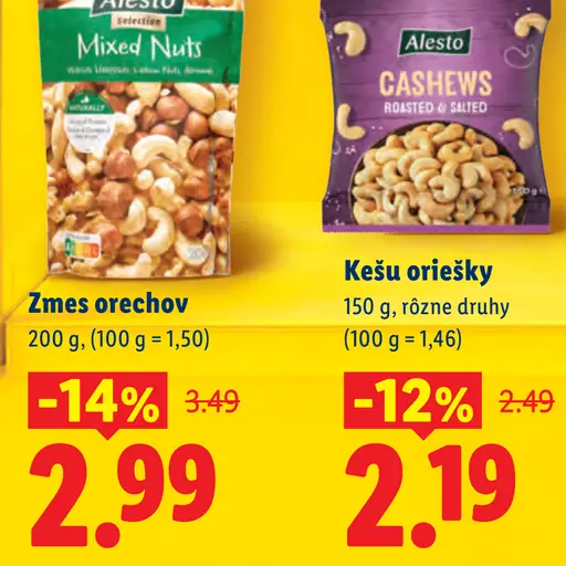 Alesto Zmes orechov