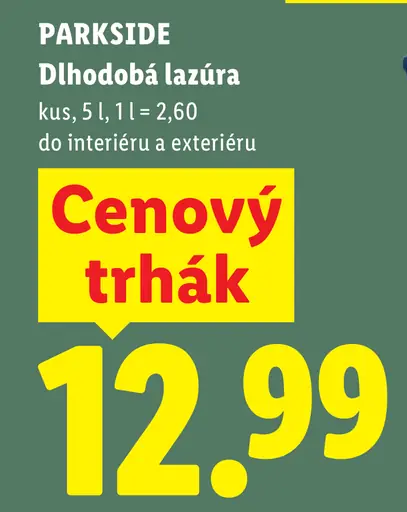 Parkside Dlhodobá lazúra