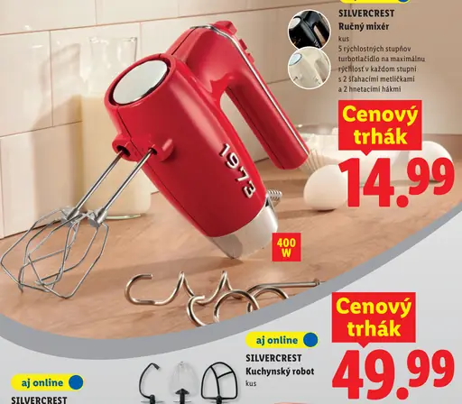 SilverCrest Ručný mixér