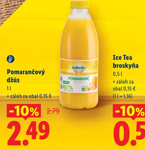 Solevita Pomarančový džús