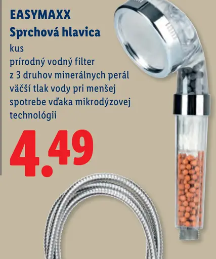 EASYMAXX Sprchová hlavica
