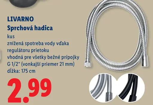 LIVARNO Sprchová hadica