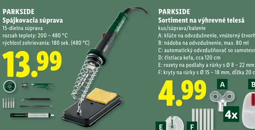 Parkside Spájkovacia súprava