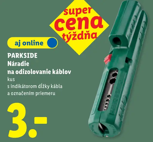 Parkside Náradie na odizolovanie káblov