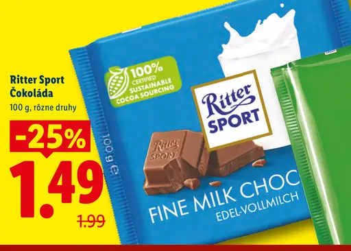 Ritter Sport čokoláda