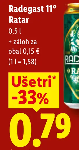 Radegast plechovka