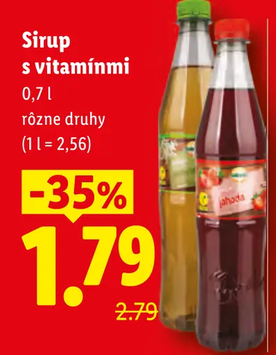 Sirup s vitamínmi