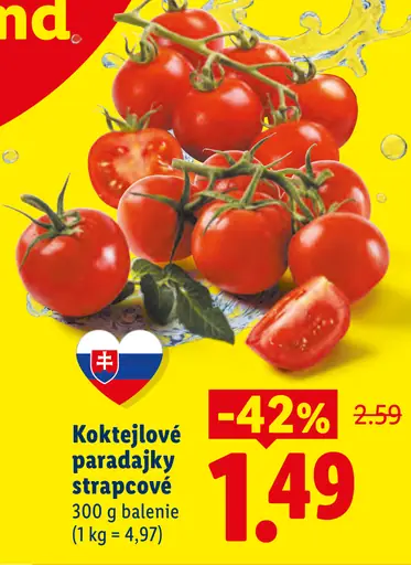 Kokteilové paradajky kríčkové