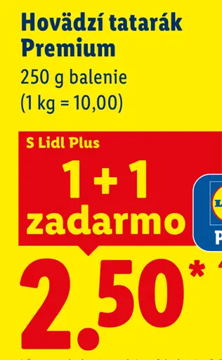 Pikok hovädzí tatarák Premium