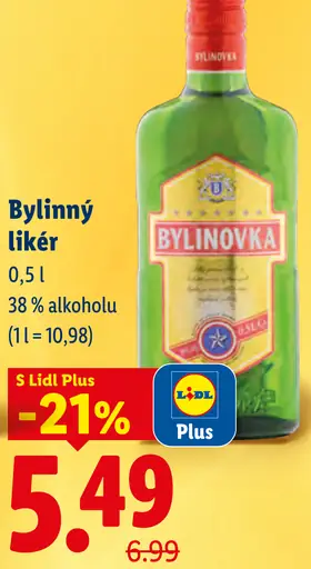 Bylinovka bylinný likér