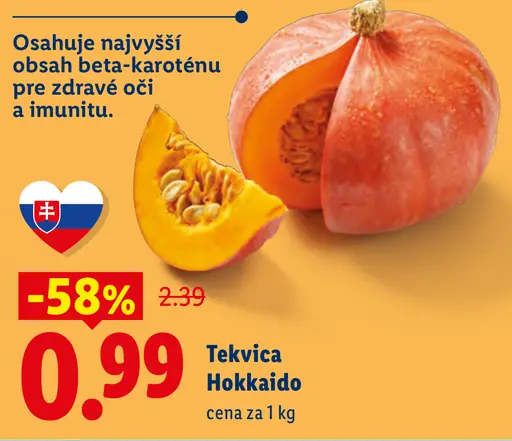 Tekvica Hokkaido