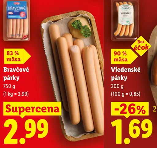 Pikok Bravčové párky