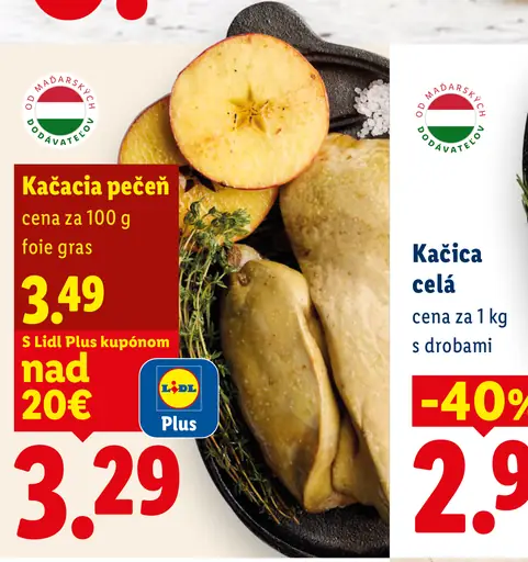 Kačica celá s drobami
