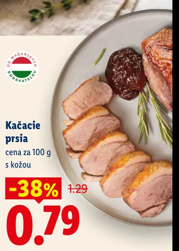 Kačacie prsia XXL s kožou