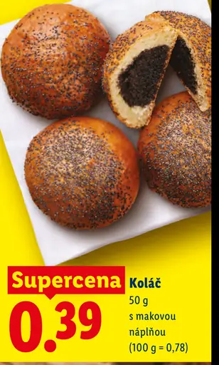Koláč s makovou náplňou
