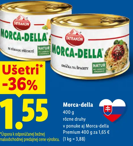 Tatrakon Morca-Della Omáčka na špagety